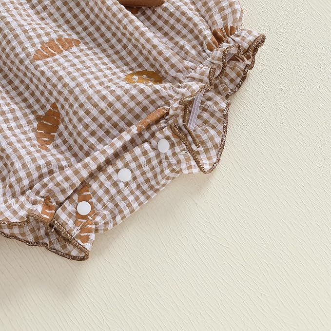 2pcs Infant Baby Girls Romper Dress Headband Long Sleeve Clothing Flowers Newborn Boho Girl Outfit Jumpsuit Clothes