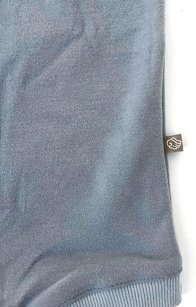 Geneve Oversized Brushed Jersey Romper - Angel Wing Embroidery - Cozy