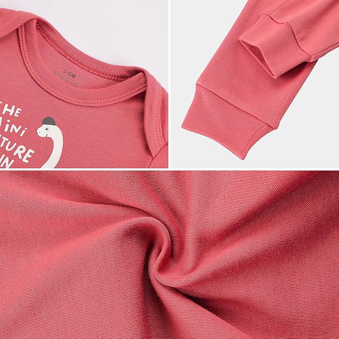 Baby Newborn Layette 10-Piece Clothing Sets Soft Cotton Bodysuits Pants Sets for Baby Boys Girls Toddler Unisex