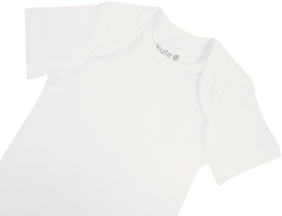 KYTE BABY Short Sleeve Unisex Baby Bodysuits, Rayon Made From Bamboo Material