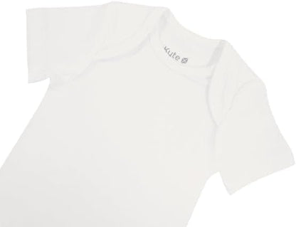 KYTE BABY Short Sleeve Unisex Baby Bodysuits, Rayon Made From Bamboo Material