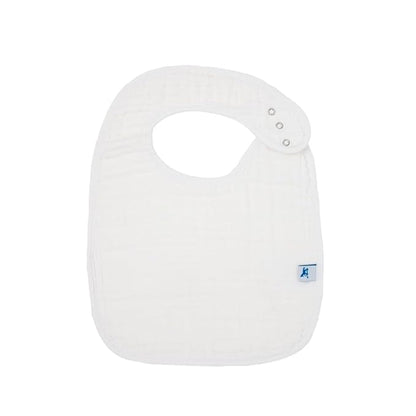 Little Unicorn Premium Classic Bib 3 pack | Adjustable as baby grows | Soft fabric on skin | Great for first time eaters (White)