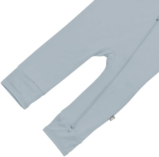 KYTE BABY Unisex Rayon Made From Bamboo Zippered Rompers 0-24 Months