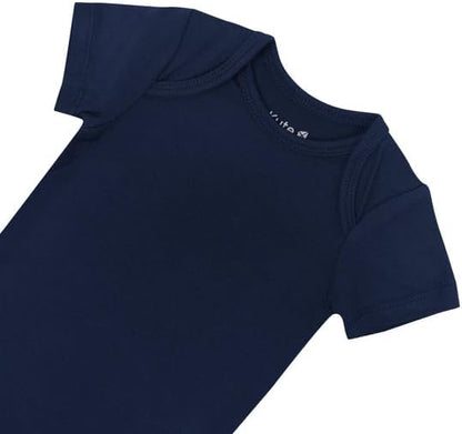 KYTE BABY Short Sleeve Unisex Baby Bodysuits, Rayon Made From Bamboo Material