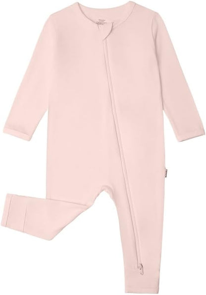 Baby Zippered Rompers Newborn Pajamas Sleepers Long Sleeve Jumpsuits Infant Zipper Romper-Viscose from Bamboo
