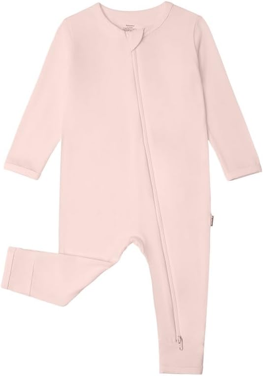 Baby Zippered Rompers Newborn Pajamas Sleepers Long Sleeve Jumpsuits Infant Zipper Romper-Viscose from Bamboo