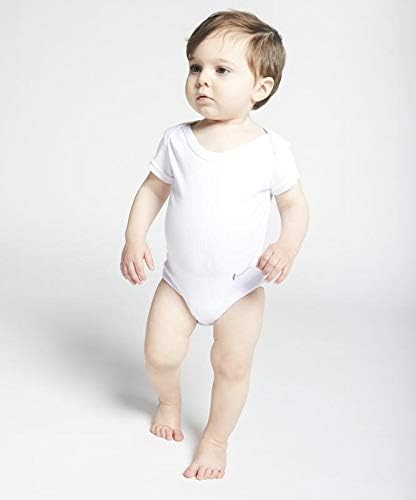 Feathers Baby Solid White 100% Cotton Super Soft Onesie Undershirts 2-Pack