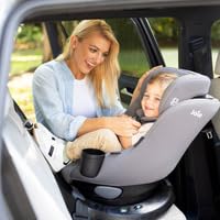 Joie Chili Spin 360 2-in-1 Rotating Convertible Car Seat with a 360 Spin and Easy Installation - Lower Anchor Attachment or Vehicle Belt Installation (Thunder)