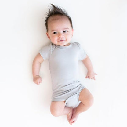 KYTE BABY Short Sleeve Unisex Baby Bodysuits, Rayon Made From Bamboo Material