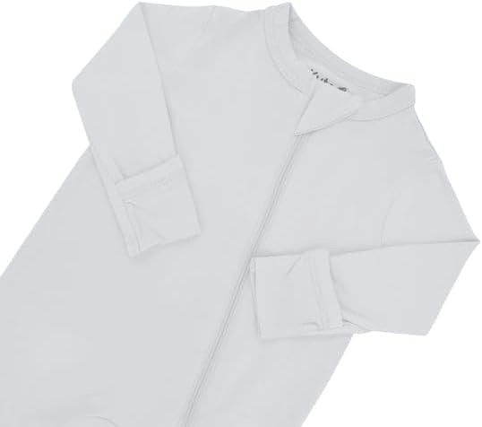 KYTE BABY Unisex Rayon Made From Bamboo Zippered Rompers 0-24 Months