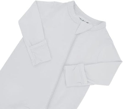 KYTE BABY Unisex Rayon Made From Bamboo Zippered Rompers 0-24 Months