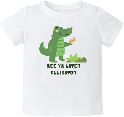 See Ya Later Alligator Baby Bodysuit, Newborn Outfit, Baby Clothes, Gift for Children