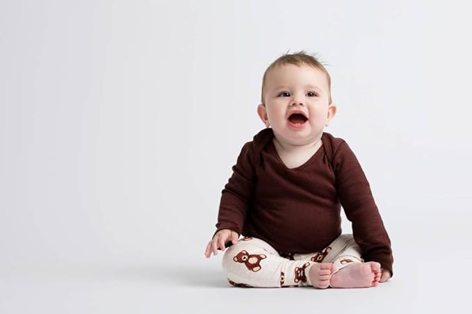 Monica + Andy Unisex-Baby Baby Organic Long Sleeve Jack + Jill Bodysuit