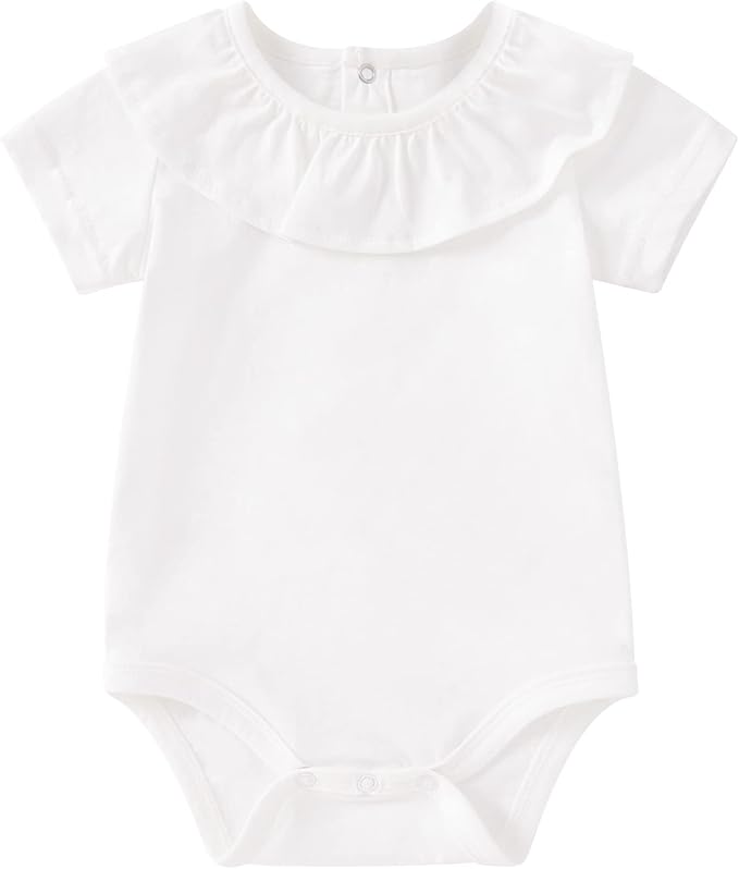 pureborn Baby Girls Boys Bodysuit Super Soft Cotton Romper 0-24 Months