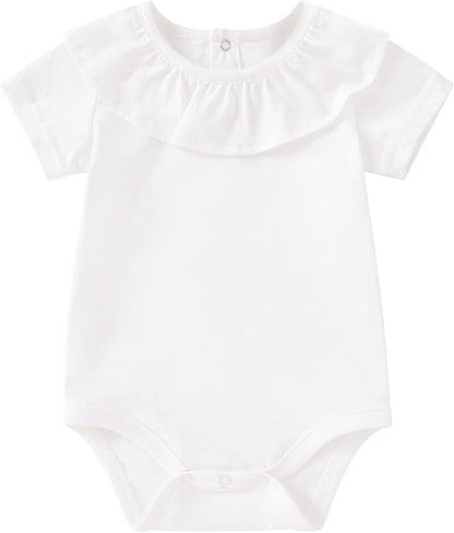pureborn Baby Girls Boys Bodysuit Super Soft Cotton Romper 0-24 Months