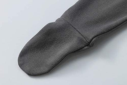 O2 BABY Baby Boys Girls Organic Cotton Zip-Front Sleeper Pajamas, Footed Sleep 'n Play