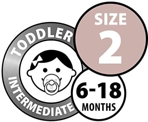 Bibs Colour Pacifier 2-Pack | BPA Free Soother, Round Nipple. Natural Rubber Latex,