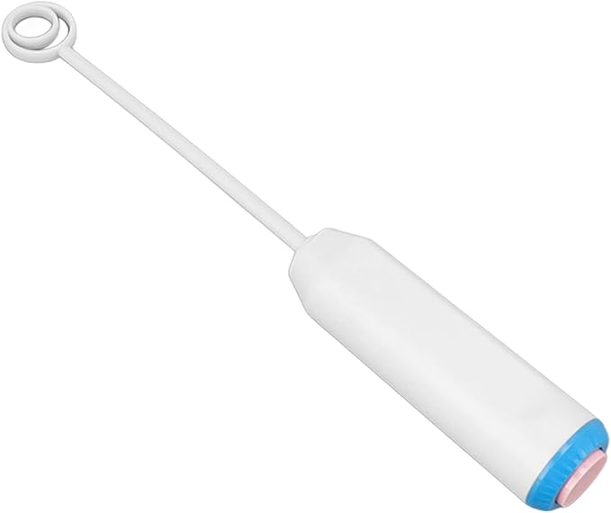 Handheld Drink Mixer, Baby Formula Mixer Mini Milk Foamer Battery Operated Drink Mixer for Coffee, Latte, Cappuccino, Egg Whipping(White)