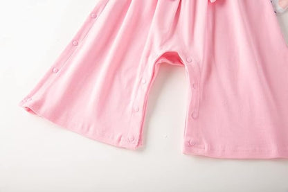 Baby Girl Kimono Romper Japanese Costumes Hakama Coverall Infant Samurai Outfits