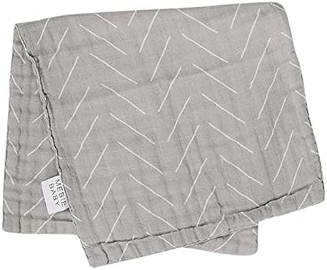 Mebie Baby Burp Cloths, Neutral Print 3-Pack, Muslin Burp Cloth Set for Spit Up, Drool, and More, Boho Burp Cloths for Baby Boy and Girl, Baby Must Haves for Registry