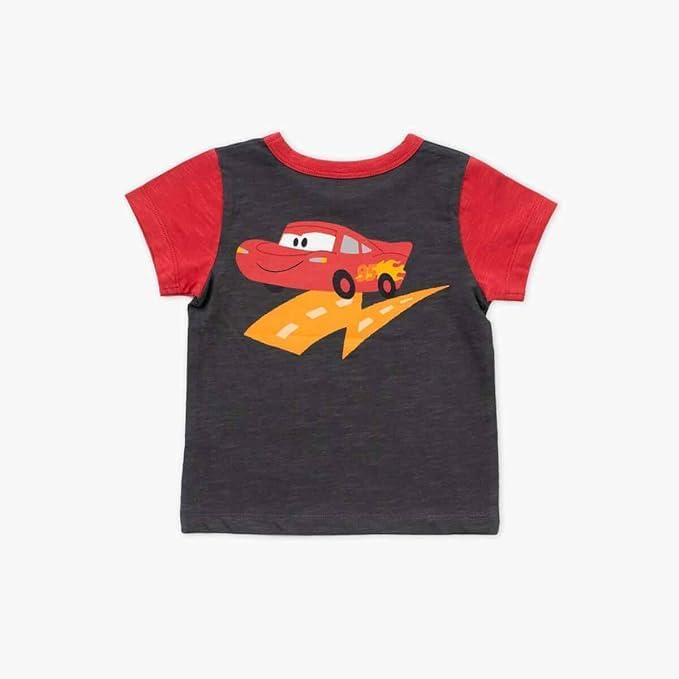 Monica + Andy Crewneck Tee, 100% Organic Cotton Clothes for Girls & Boys, Printed T-Shirt Sizes for Kids, Toddler & Baby