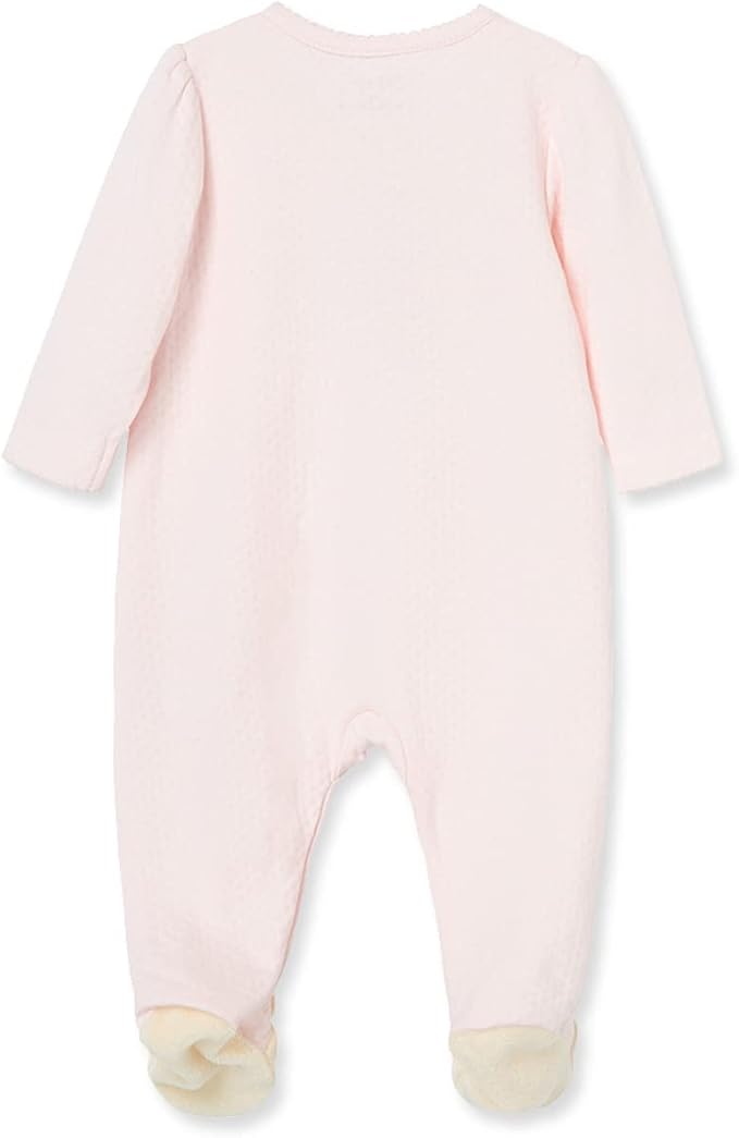 Little Me Clothes for Baby Girls' 100% Cotton Scratch-Free Tag Footie Sleeper, Preemie to 9 Months