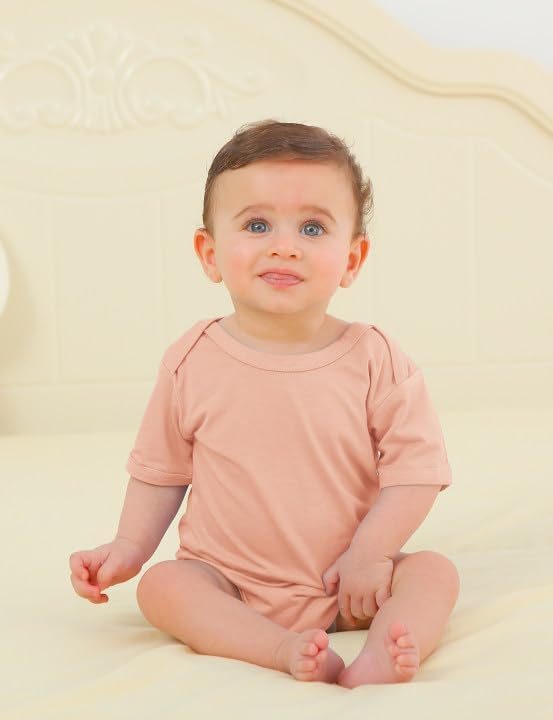 Jimonda Baby Bodysuits Rayon from Bamboo Short Sleeve Baby Boys Girls Rompers Soft Outfits Newborn Clothes
