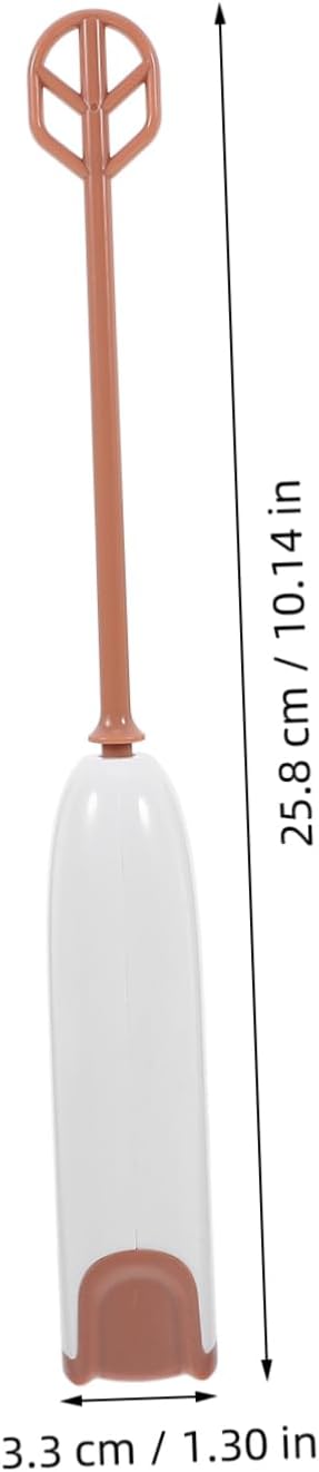 DECHOUS Electric Handheld Milk Mixer with Detachable Stirring Rod Portable Drink Blender for Formula and Easy to Clean and Maintain Warm White