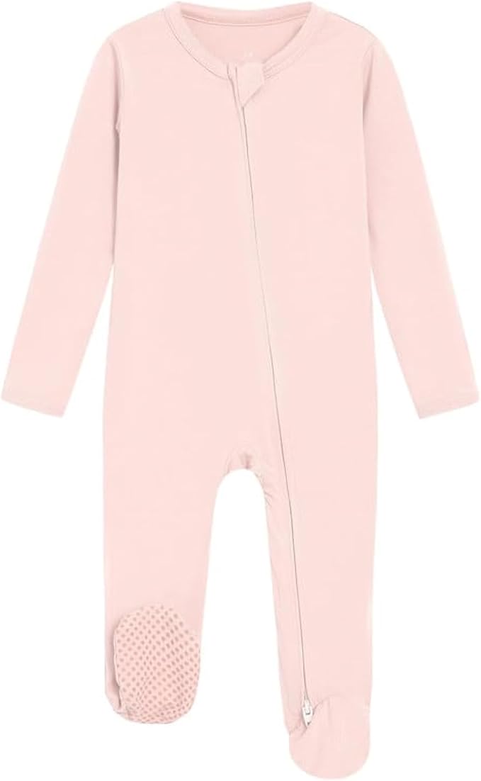 Baby Footie Romper Pajamas Unisex Newborn Infant Pjs Soft Rompers Viscose from Bamboo Sleepwear