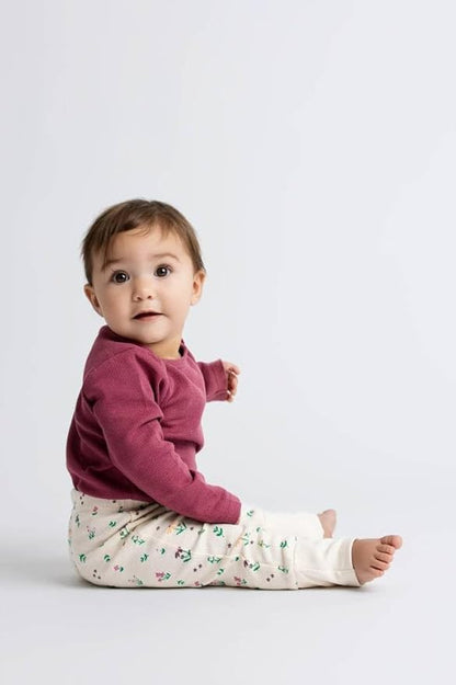 monica + andy Long Sleeve Jack & Jill Bodysuit, Organic Baby Clothes for Girls & Boys, For Preemie, Newborn & Infant