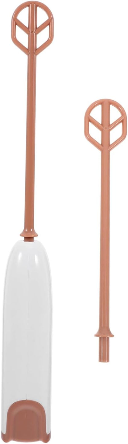 Luxshiny Electric Milk Powder Mixer Handheld with Extended Rod Portable Drink Stirrer for Formula Lightweight Battery Bottle Mixer for Busy Parents