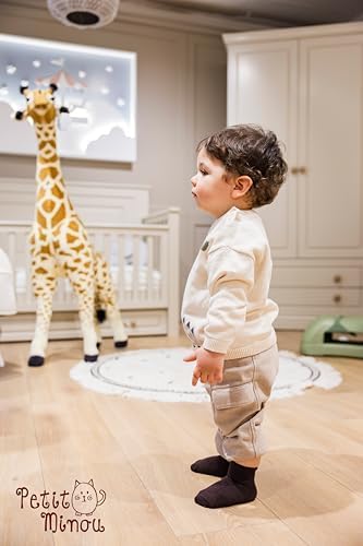 Bella Baby & Toddler Seamless-Toe Turkish Cotton Crew Socks (6-Pack)