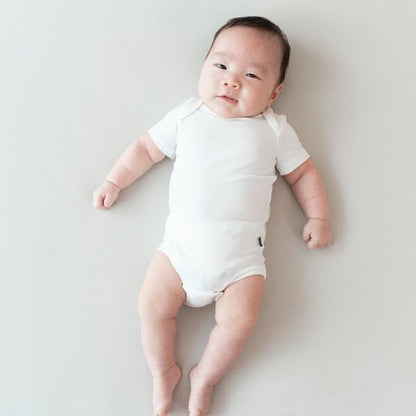 KYTE BABY Short Sleeve Unisex Baby Bodysuits, Rayon Made From Bamboo Material