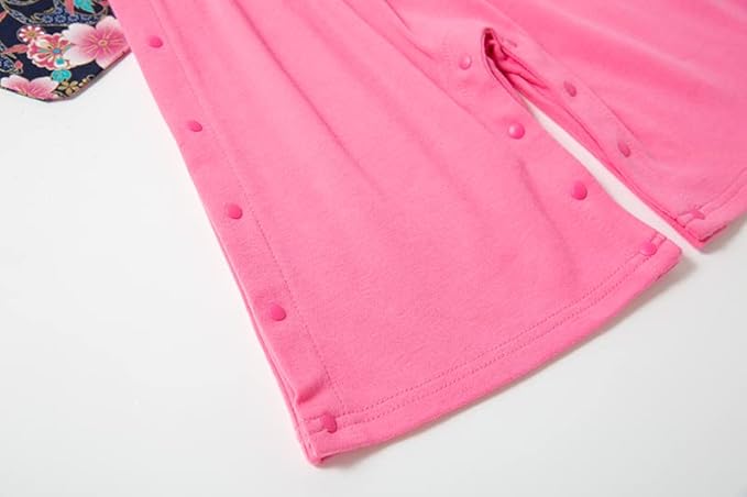 Baby Girl Kimono Romper Japanese Costumes Hakama Coverall Infant Samurai Outfits