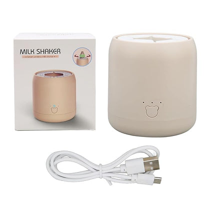 Baby Milk Bottle Shaker Automatic USB Charging Powdered Milk Electric Mixer Portable Low Noise Hands Milk Blender Mixer for Infant