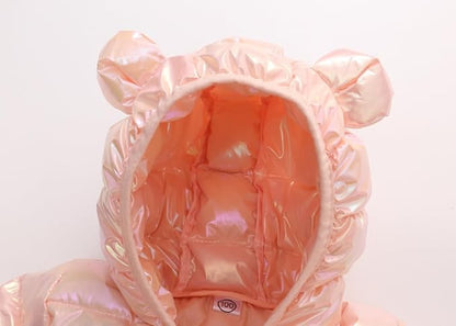 UPlee 3M - 3T Baby Girls Boys Winter Coats for Toddlers Lightweight Puffer Jacket Kids Down Alternative Outerwear