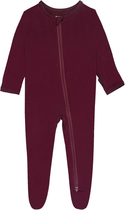 GUISBY Pajamas for Baby Boys & Girls, Infant Onesie with Mitten Long Sleeve Footed Pjs