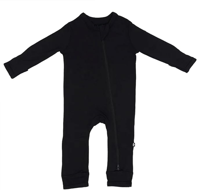 KYTE BABY Unisex Rayon Made From Bamboo Zippered Rompers 0-24 Months