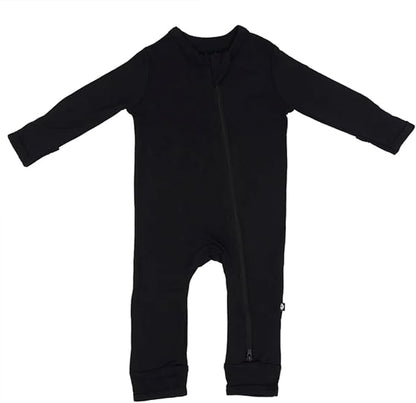 KYTE BABY Unisex Rayon Made From Bamboo Zippered Rompers 0-24 Months
