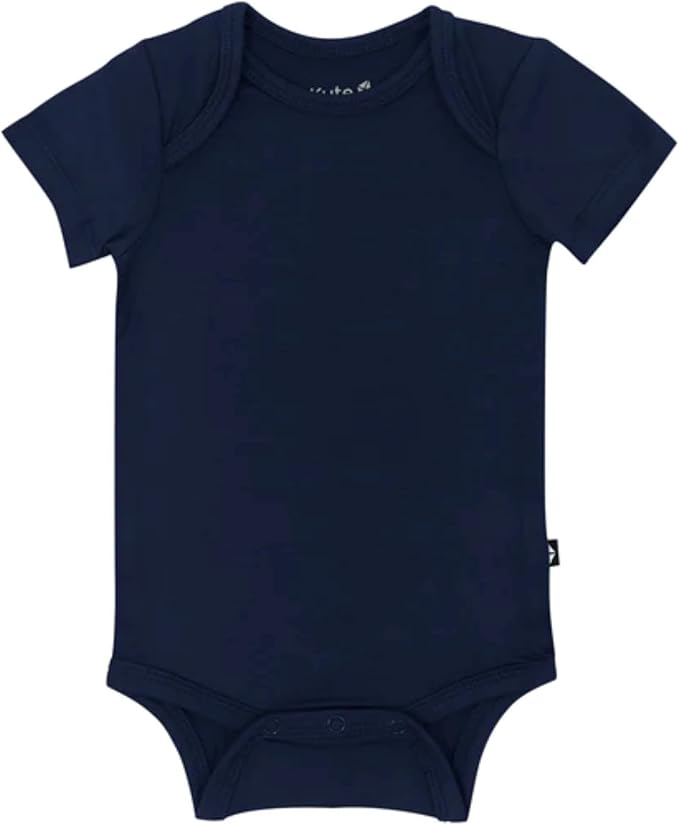 KYTE BABY Short Sleeve Unisex Baby Bodysuits, Rayon Made From Bamboo Material
