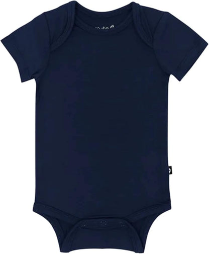 KYTE BABY Short Sleeve Unisex Baby Bodysuits, Rayon Made From Bamboo Material