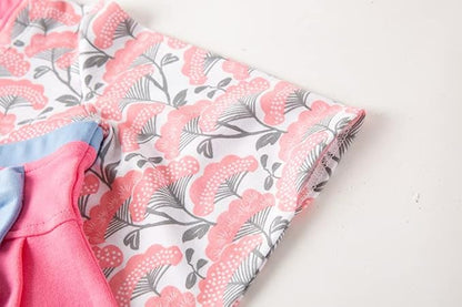 Baby Girl Kimono Romper Japanese Costumes Hakama Coverall Infant Samurai Outfits