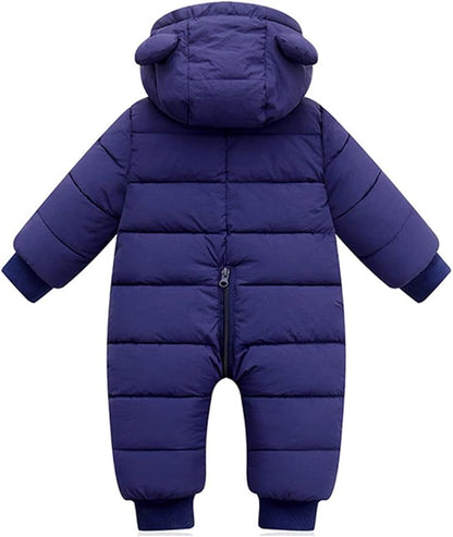 Newborn Snowsuit Baby's Romper Jumpsuit Winter Coats Warm Down Coat Cute Padded Windproof Onesie for infant girls boys