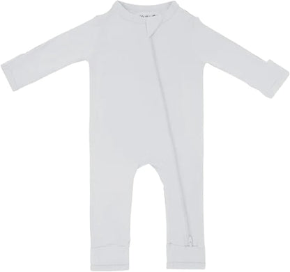 KYTE BABY Unisex Rayon Made From Bamboo Zippered Rompers 0-24 Months