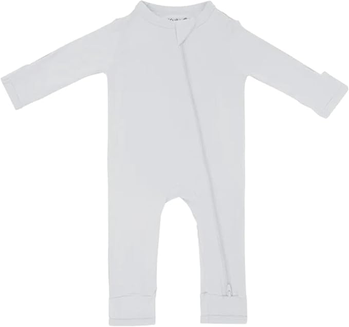 KYTE BABY Unisex Rayon Made From Bamboo Zippered Rompers 0-24 Months