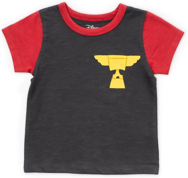 Monica + Andy Crewneck Tee, 100% Organic Cotton Clothes for Girls & Boys, Printed T-Shirt Sizes for Kids, Toddler & Baby