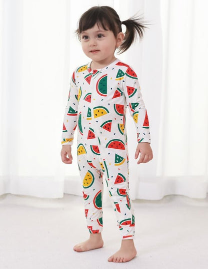 Baby Zippered Rompers Newborn Pajamas Sleepers Long Sleeve Jumpsuits Infant Zipper Romper-Viscose from Bamboo