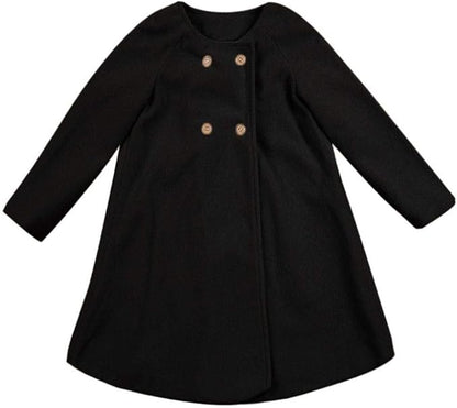 XFGLCK Toddler Baby Girls Coats Cloak Button Jacket Outerwear Fall Winter Clothes