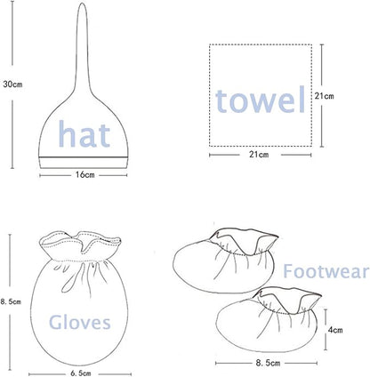 Baby Unisex Baby Cotton Layette Set Gift for Baby Boys Girls Accessories Set Newborn Essentials 0-12 Months