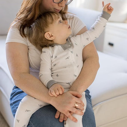 Burt's Bees Baby baby-boys Sleeper Pjs, 100% Organic Cotton, One-piece Footie, Zip Up Jumpsuit, Snug Fit Pajamas